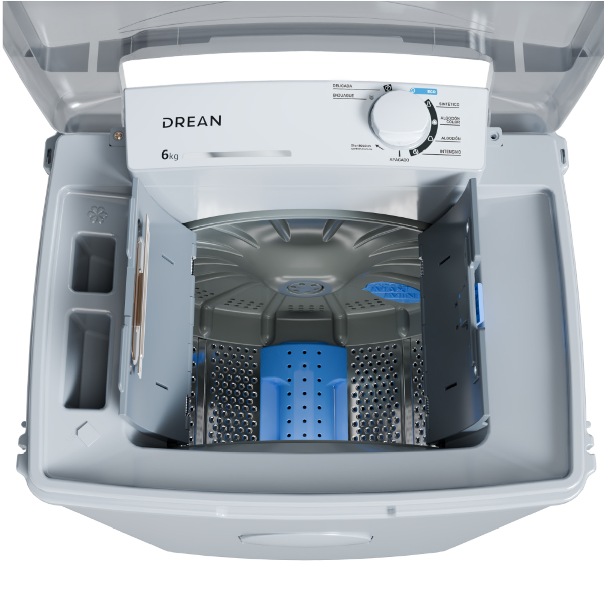 Lavar Ropa Dream Lavarropas semiautomático 6 Kg Blanco Drean - LTDR67SB0 | Lavarropas ...