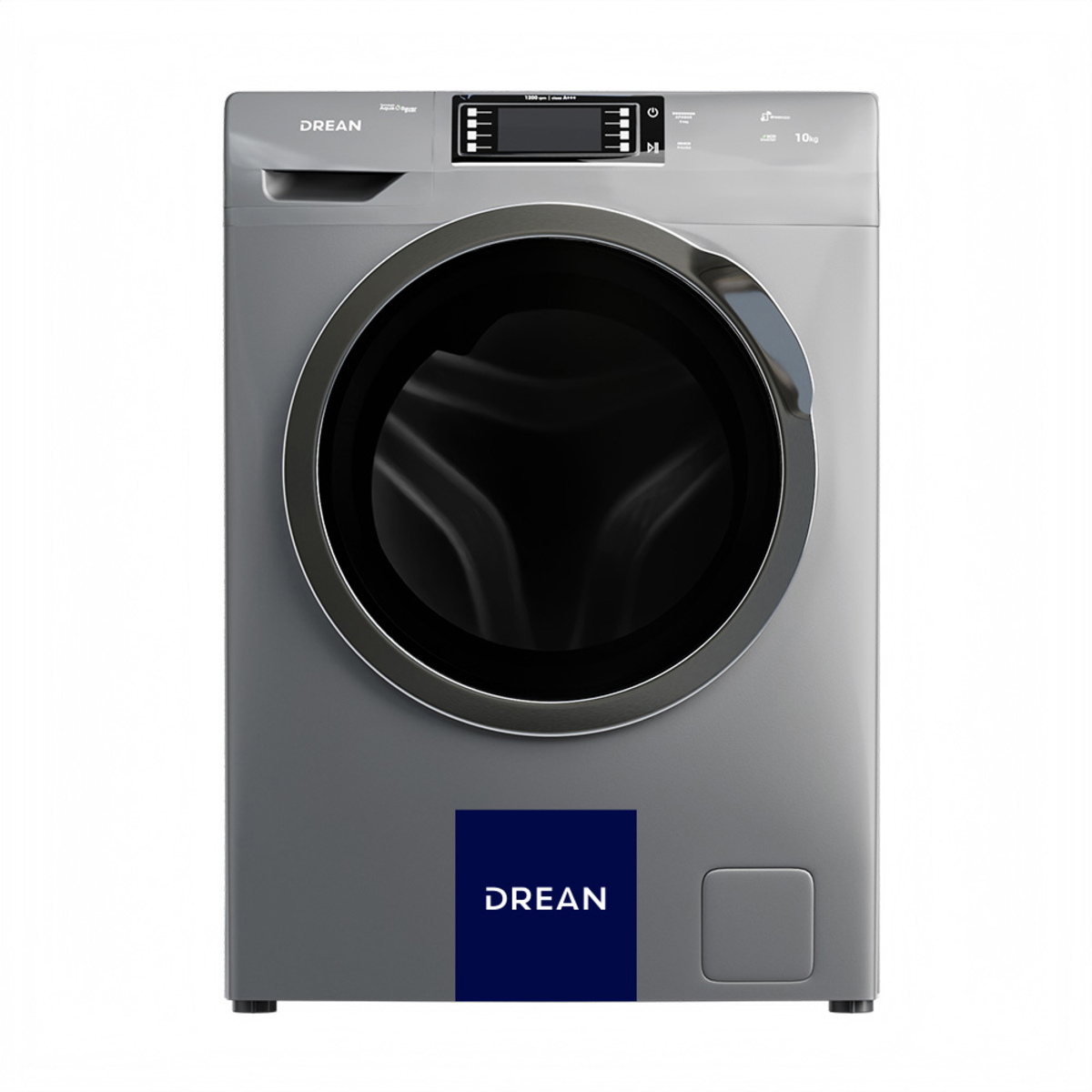 Lavar Ropa Dream Lavarropas Carga Frontal Ecoinverter WiFi 10 Kg Gris Drean ...