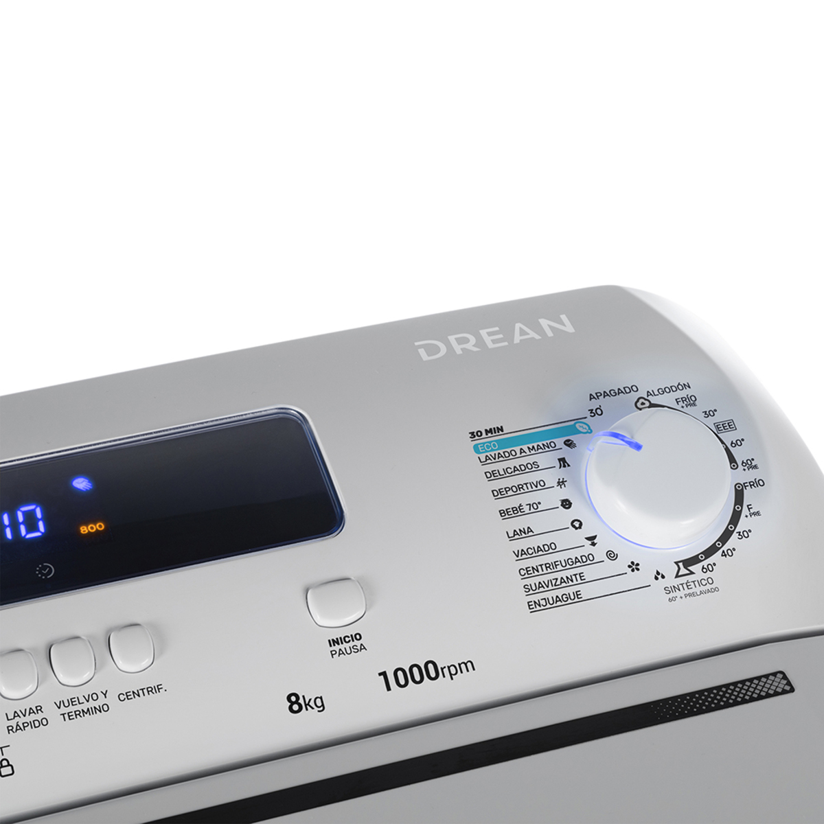 Lavar Ropa Dream Lavarropas Carga Superior 8 Kg Blanco Drean - LTDR0810PB0 | Lavarropas ...