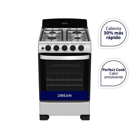 Cocina Multigas 55 cm Acero Inoxidable Drean - CD5502MI Cocina Multigas 55 cm Acero Inoxidable Drean - CD5502MI