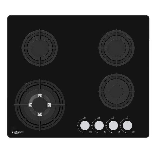 Anafe a Gas 60 cm Negro Drean - AGDR60CNV