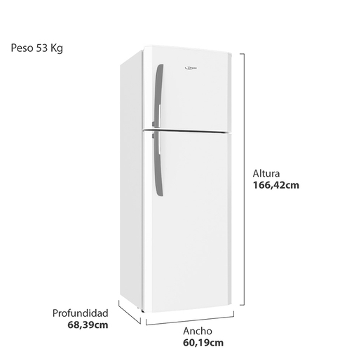 Heladera con freezer No Frost 285 L Blanca Drean - HDR300N30B