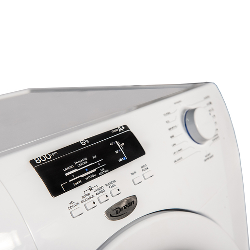 Lavarropas Carga Frontal 6 Kg Blanco Drean - NEXT 6.08 ECO
