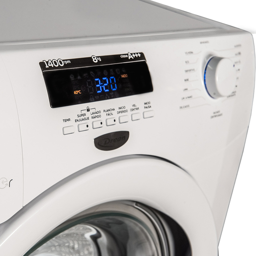 Lavarropas Carga Frontal Inverter 8 Kg Blanco Drean - NEXT 8.14 P ECO