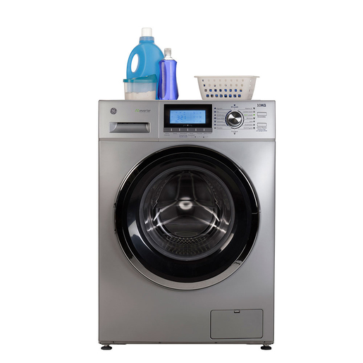 Lavarropas 10 kg Silver GE Appliances - LVGE10E16M
