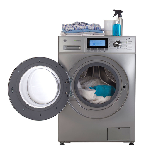 Lavarropas 8 kg Silver GE Appliances - LVGE18E14M