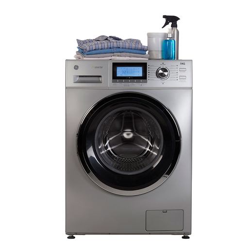 Lavarropas 8 kg Silver GE Appliances - LVGE18E14M