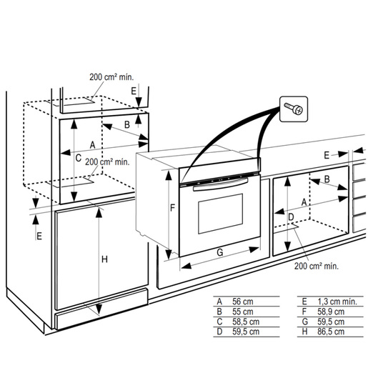 Horno Eléctrico Empotrable Pirolítico 60 CM Inoxidable GE Appliances - HGP6071E