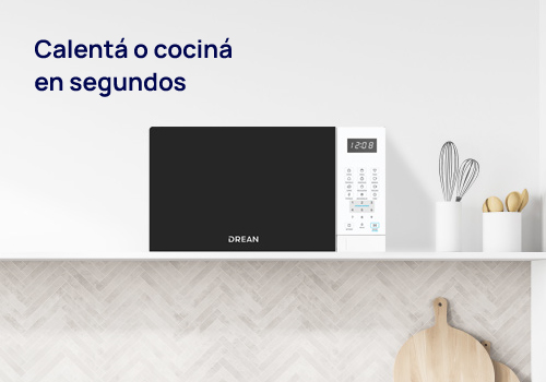 Calentá o cociná en segundos Calentá o cociná en segundos