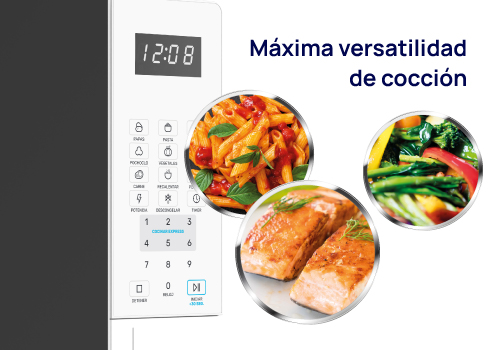 Máxima versatilidad de cocción Máxima versatilidad de cocción