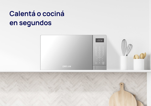 Calentá o cociná en segundos Calentá o cociná en segundos