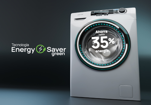 Lo último en eficiencia y ahorro de energía. Ahorra hasta un 35% de energía en cada lavado. Lo último en eficiencia y ahorro de energía. Ahorra hasta un 35% de energía en cada lavado.