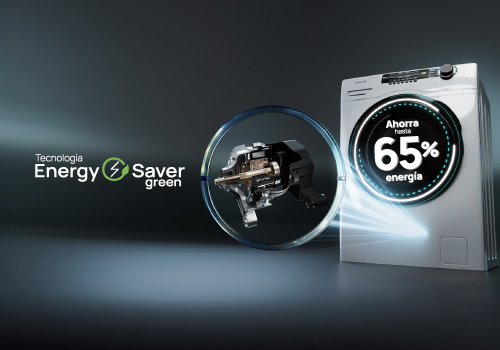 Lo último en eficiencia y ahorro de energía. Ahorra hasta un 65% de energía en cada lavado. Lo último en eficiencia y ahorro de energía. Ahorra hasta un 65% de energía en cada lavado.