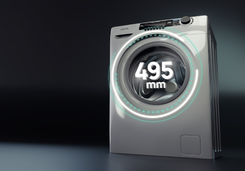 Lava hasta 8 kg de ropa en un solo lavado. Lava hasta 8 kg de ropa en un solo lavado.