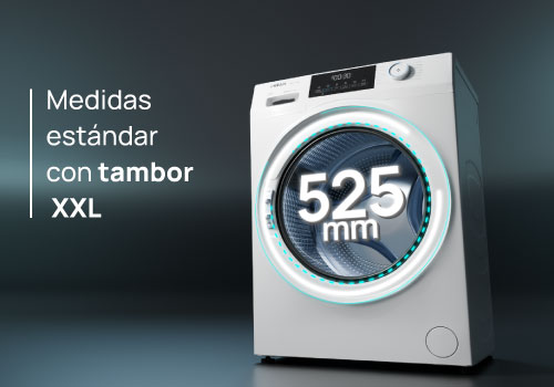 Lava hasta 8 kg de ropa con el mayor confort y diseño. Lava hasta 8 kg de ropa con el mayor confort y diseño.