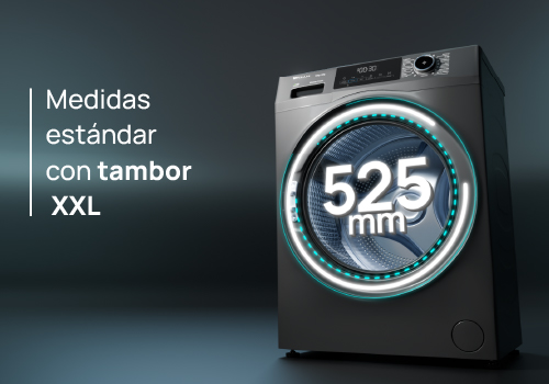 Lava hasta 10 kg de ropa con el mayor confort y diseño. Lava hasta 10 kg de ropa con el mayor confort y diseño.