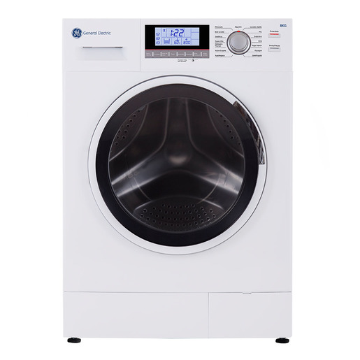 Lavarropas Carga Frontal 8kg 1200 rpm Blanco GE Appliances - LVGE18E12B